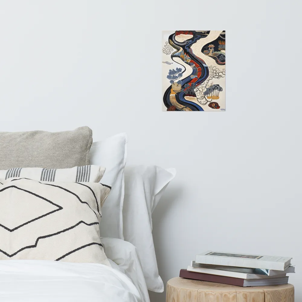 Flow of Tranquility | Poster | 11″×14″