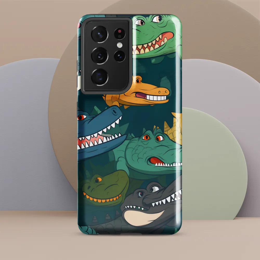 Cheerful Crocodilian Parade