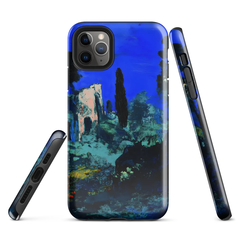 Moonlit Ruins: An Impression of Tranquility | Phone Case |  11 Pro Max | Tough Case | Glossy