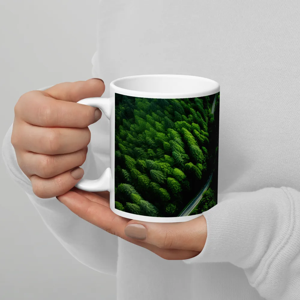 Serpentine Serenity | Mug with White inside | 11 oz