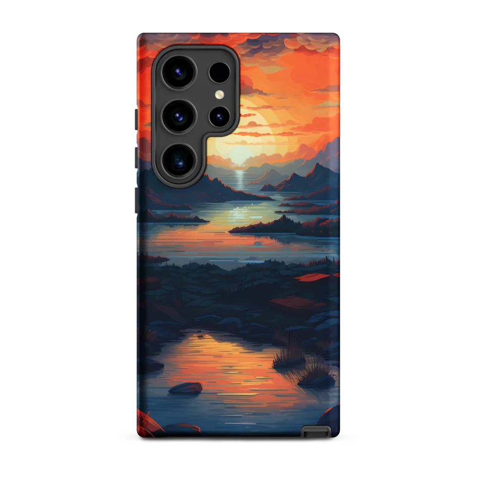 Ethereal Evening: A Digital Dusk