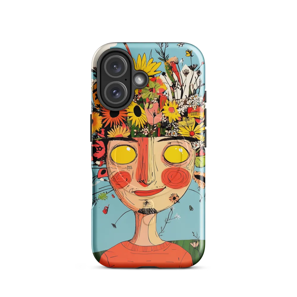 Whimsical Bloom | Phone Case |  16 | MagSafe® Tough Case | Glossy