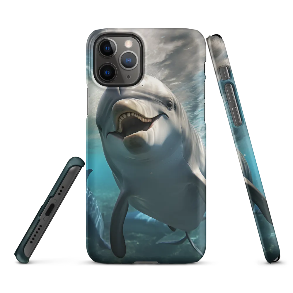 Beneath the Waves: A Dolphin's Dance