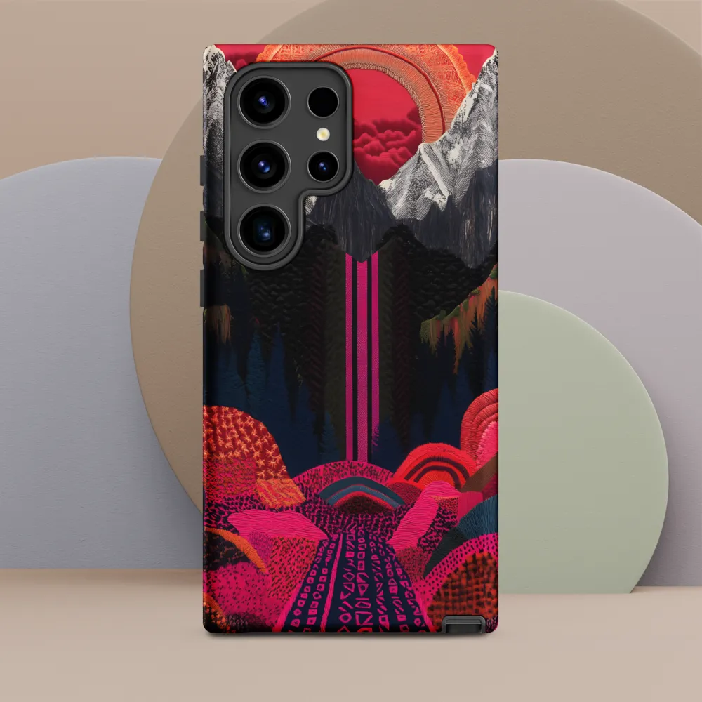 Ethereal Cascade: A Surreal Landscape