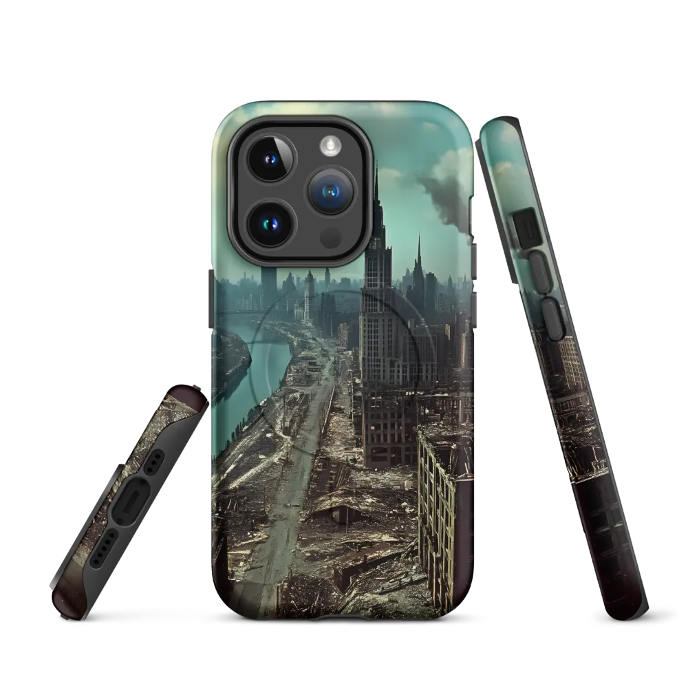 Urban Ruins: A Futuristic Reflection | Phone Case |  14 Pro | MagSafe® Tough Case | Matte