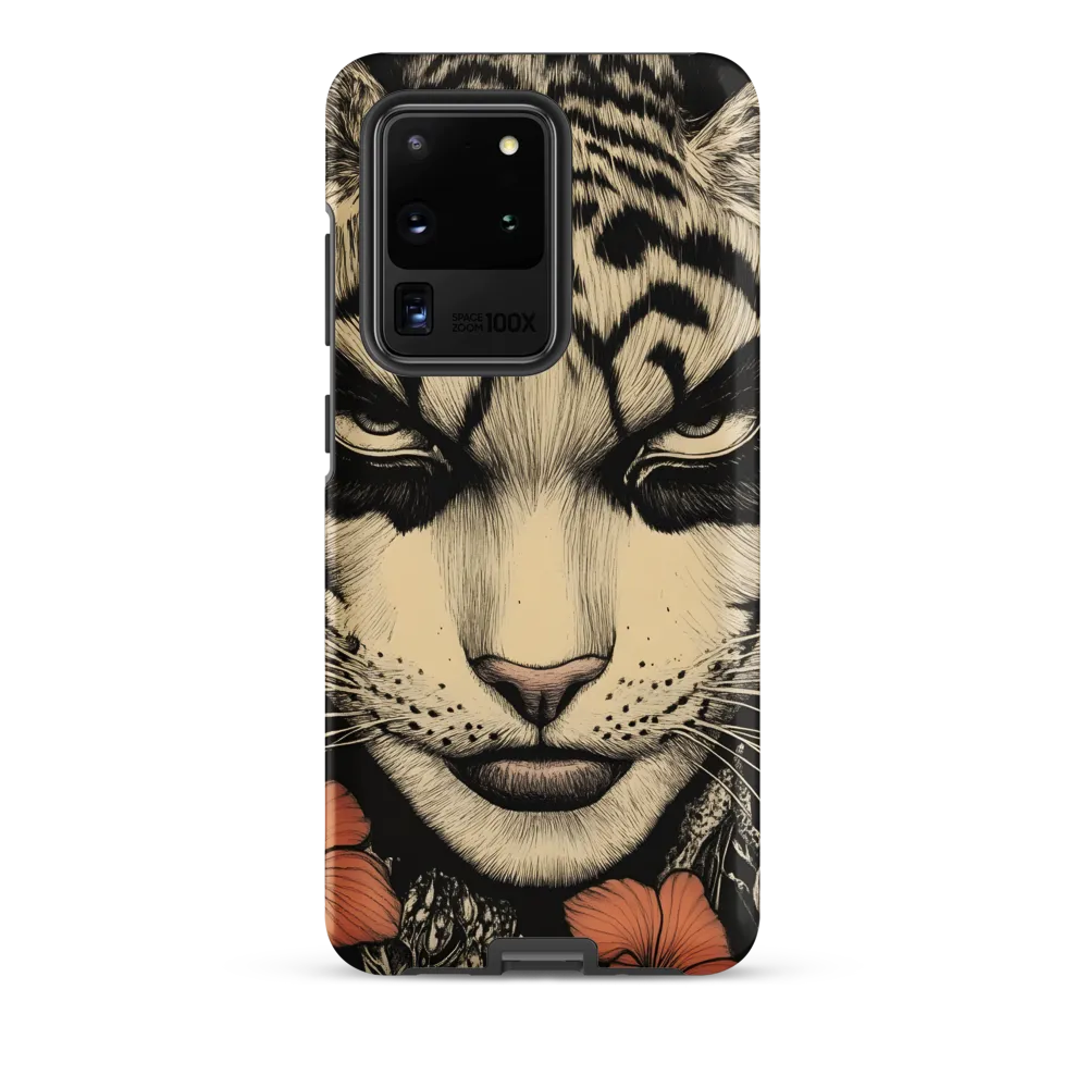 Feline Majesty: The Human-Leopard Connection | Phone Case |  S20 Ultra | Tough Case | Matte