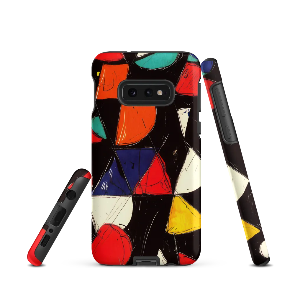 Vibrant Geometric Symphony | Phone Case |  S10e | Tough Case | Matte