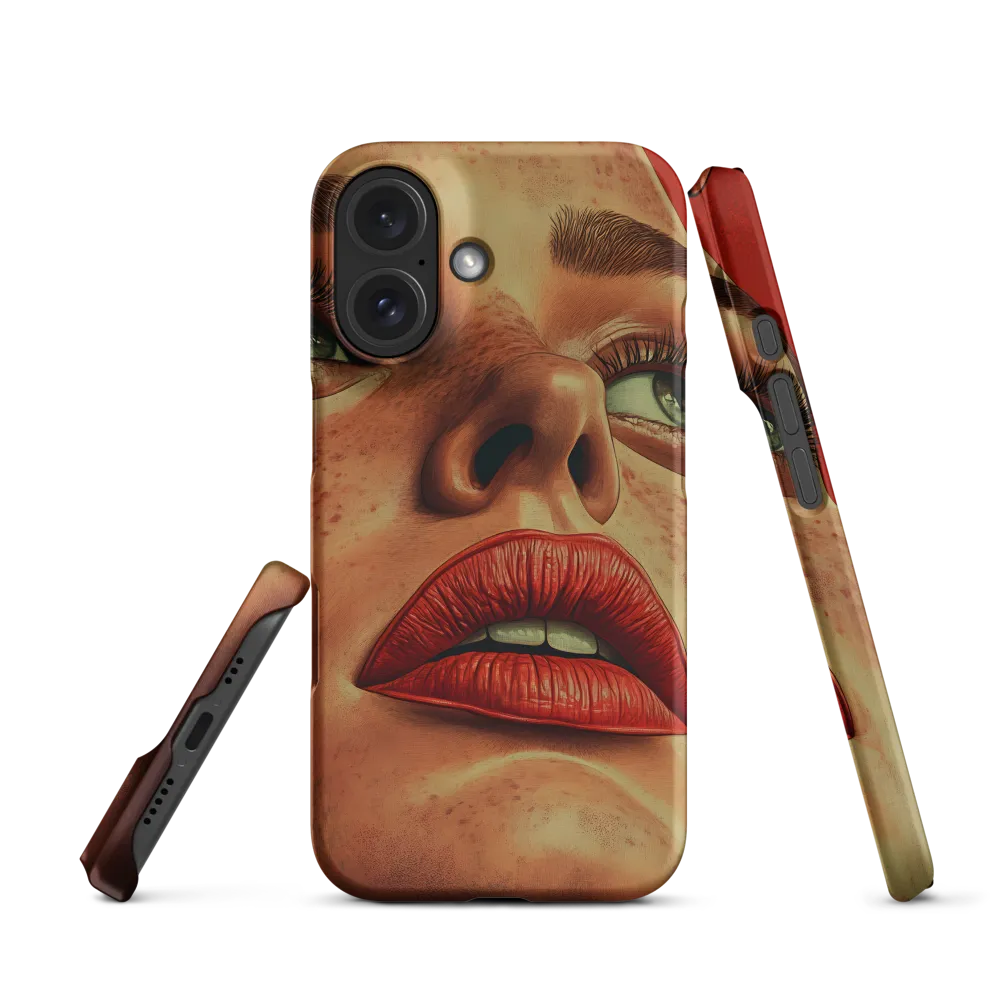 Red Intensity: A Portrait of Elegance