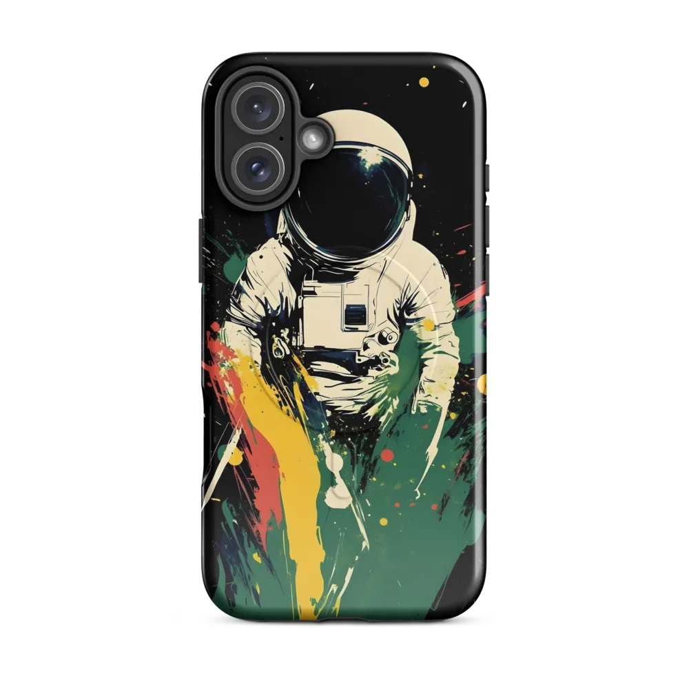 Cosmic Splash: The Astronaut's Journey