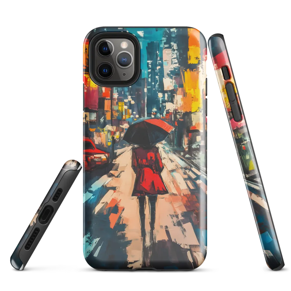 Urban Reflections on a Rainy Night | Phone Case |  11 Pro Max | Tough Case | Glossy