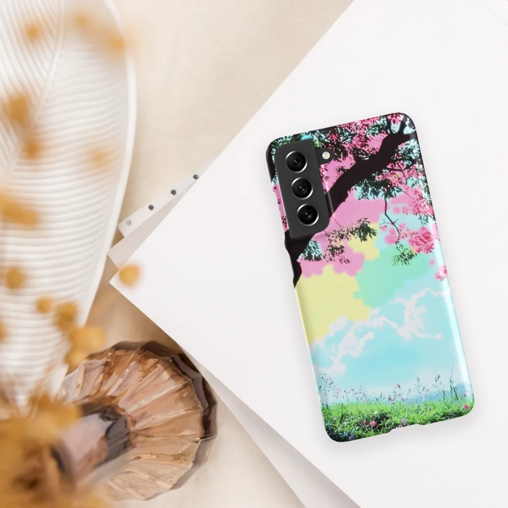 Pastel Dreams: A Surreal Tree Landscape