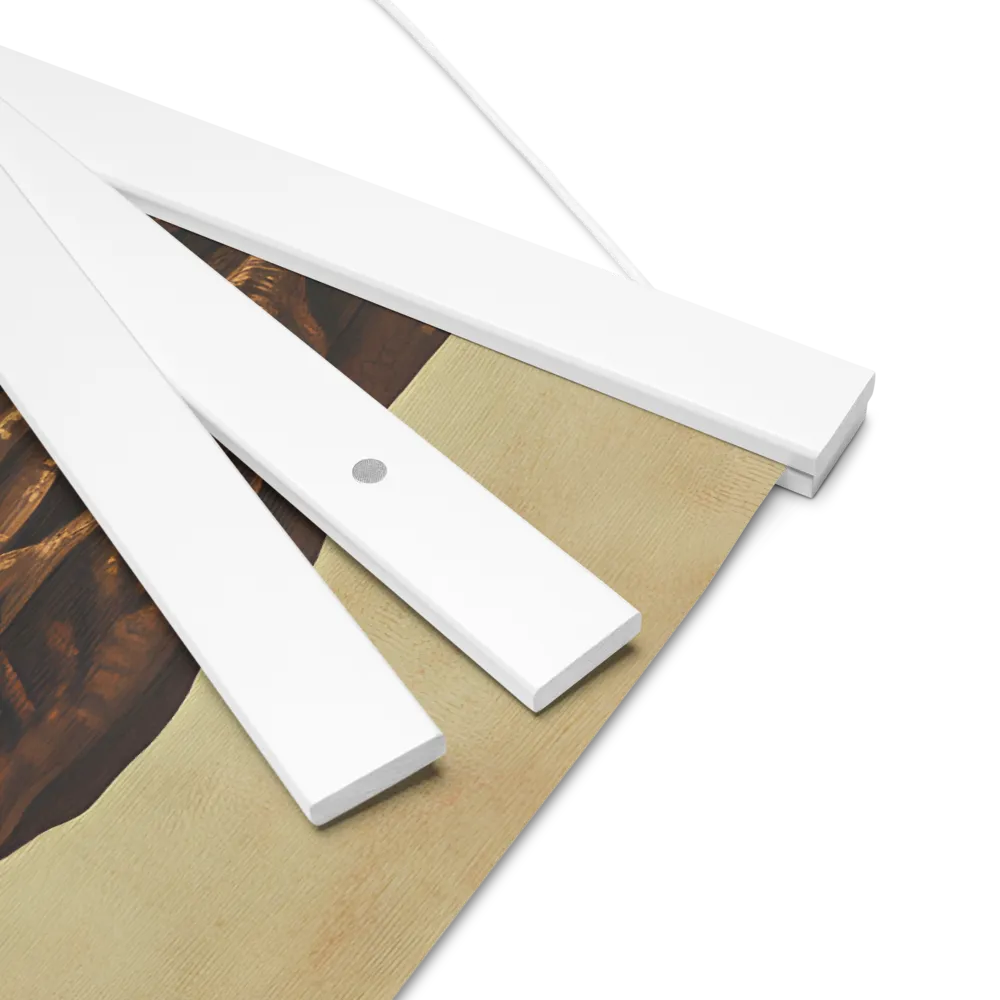 The Mask of Roots | Poster With White Wood Hanger | 16″×16″