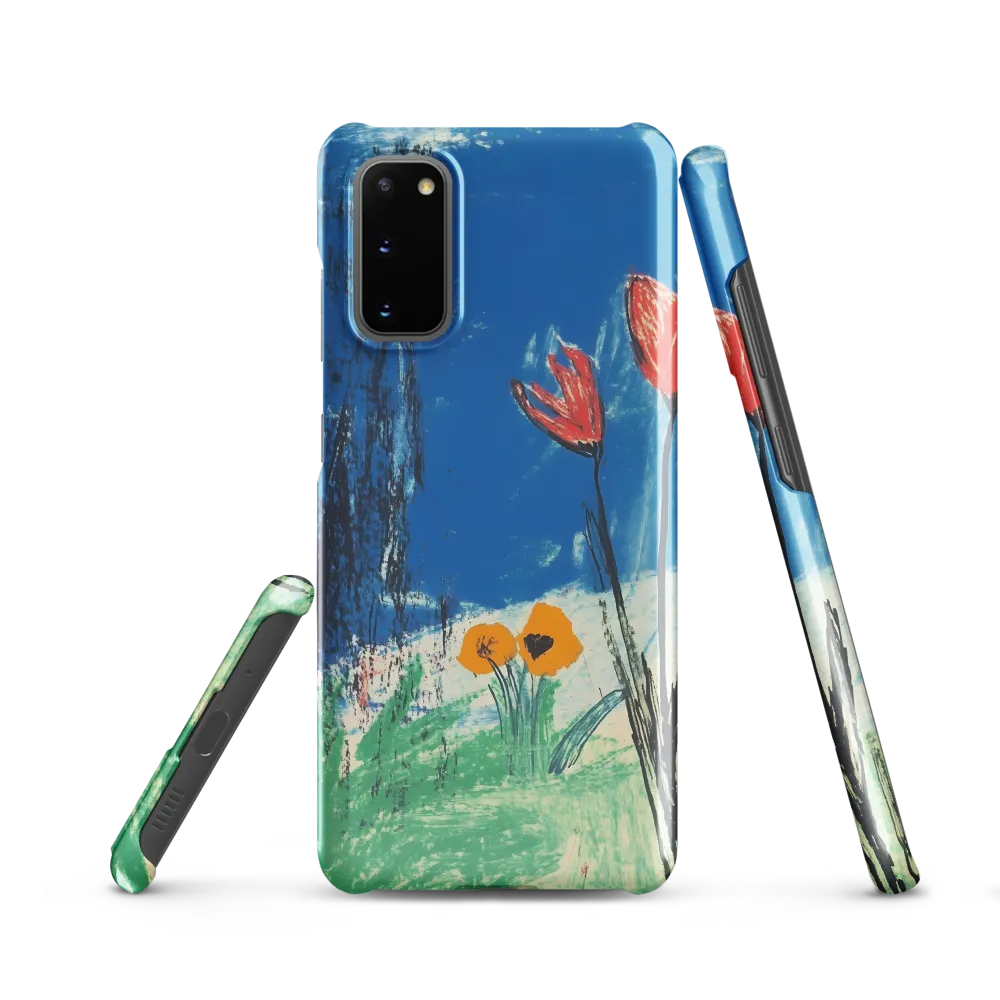 Joyful Blossoms in Blue