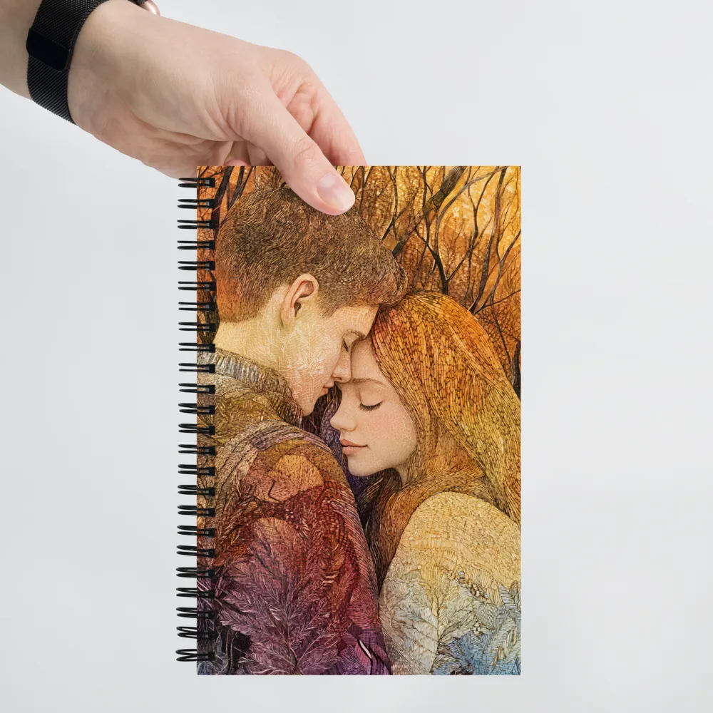 Embrace of Autumn | Spiral Notebook