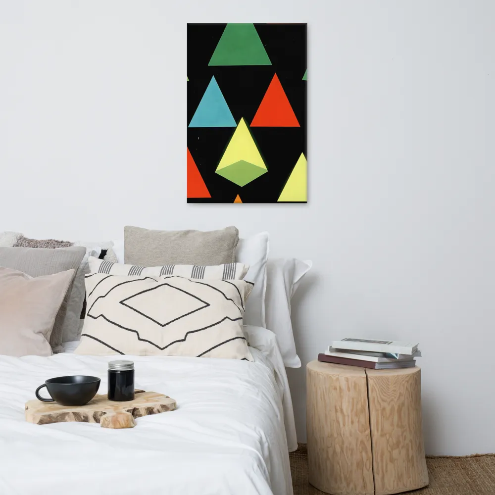 Geometric Harmony in Color | Canvas | 24″×36″