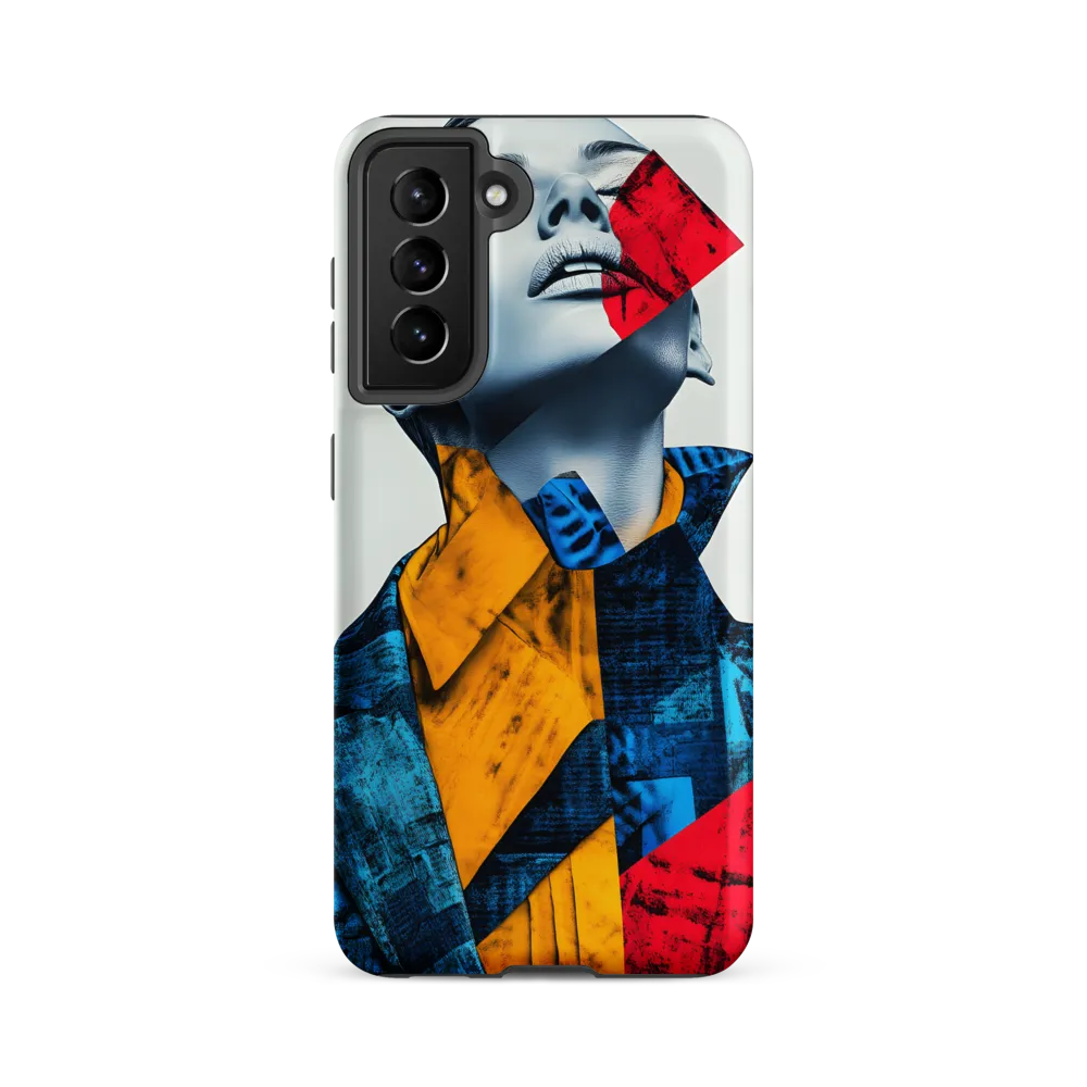 Fragmented Confidence: A Surreal Fashion Portrait