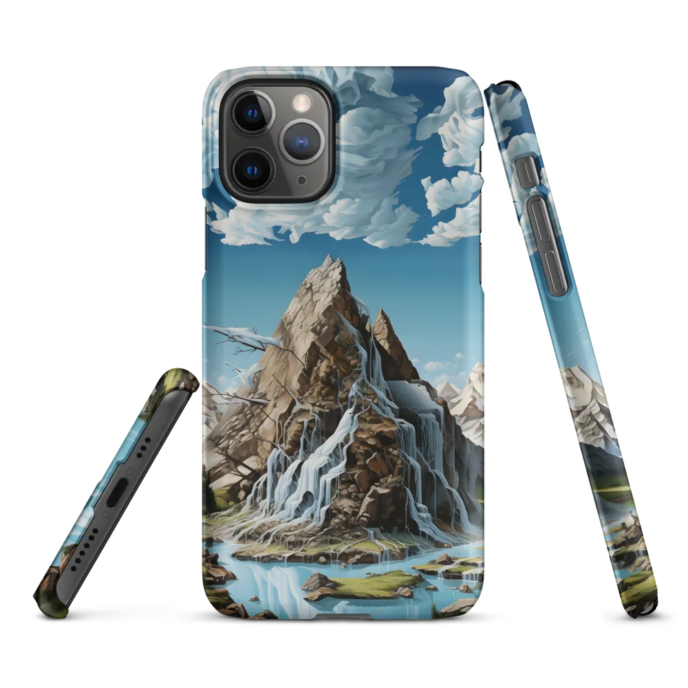 Majestic Cascade: A Mountain Masterpiece