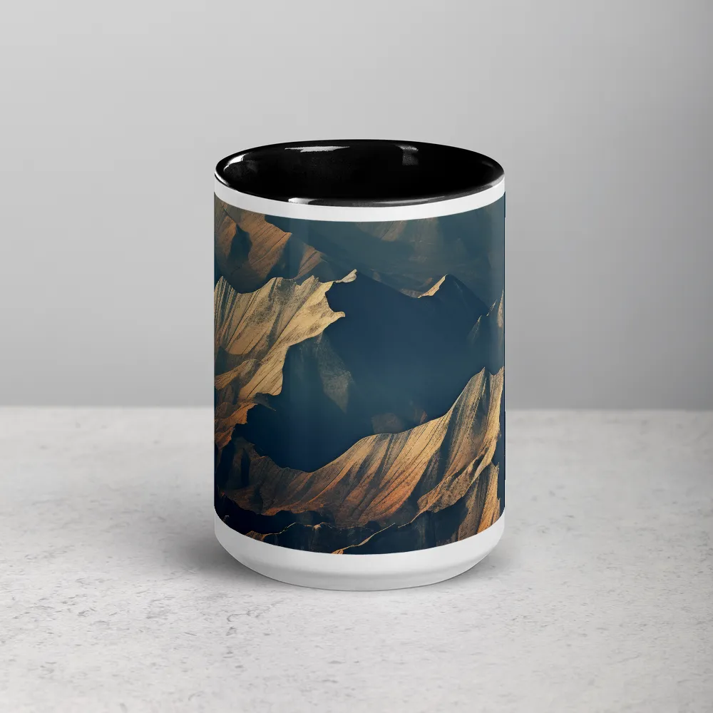 Aerial View of Mountain Range | Mug
