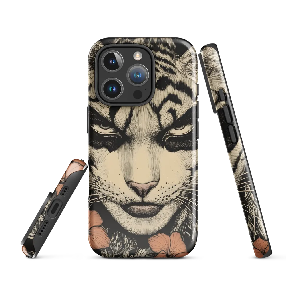 Feline Majesty: The Human-Leopard Connection | Phone Case |  16 Pro | Tough Case | Glossy