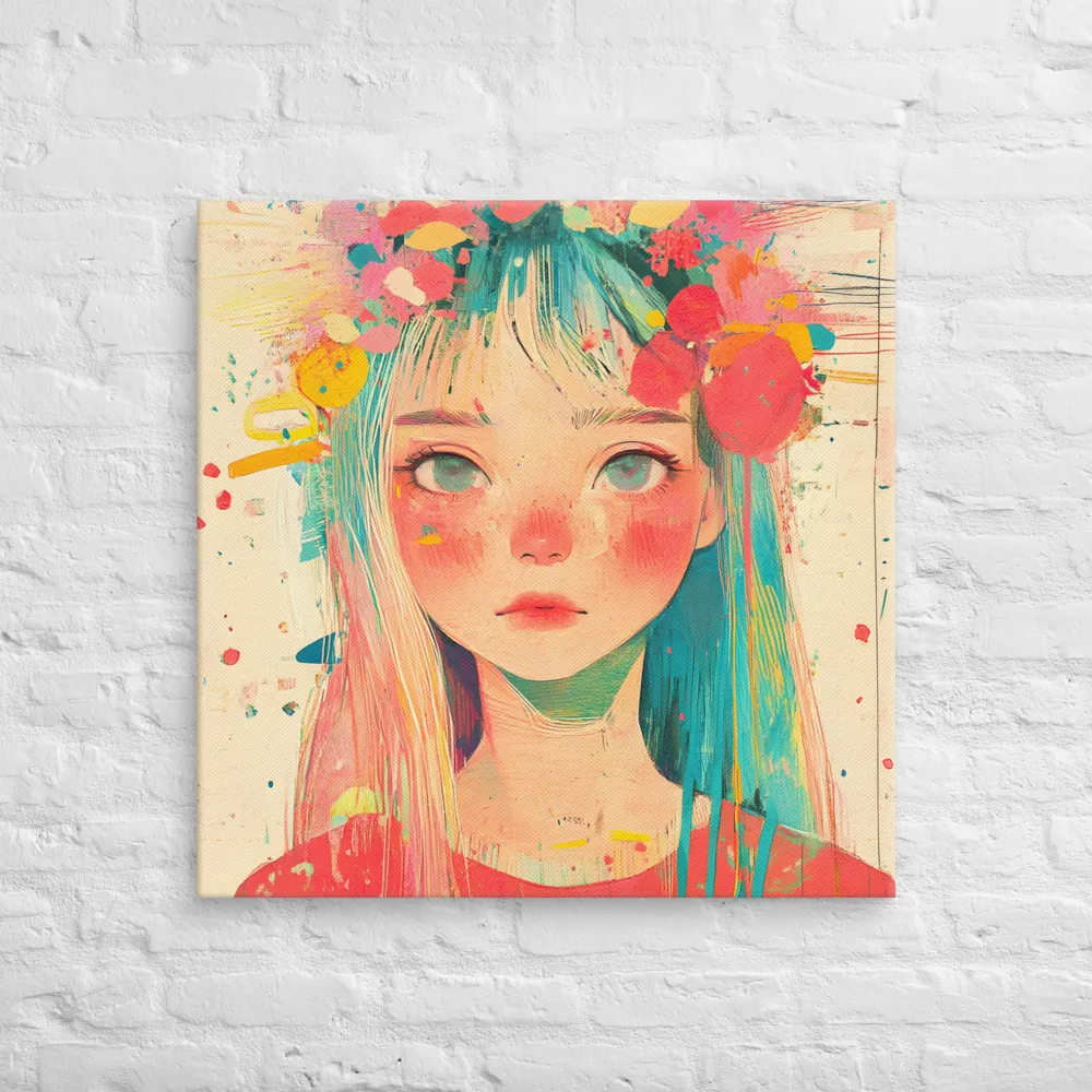 Whimsical Blossom | Canvas | 30″×30″