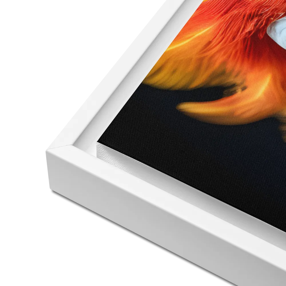 The Fiery Gaze of the Parrot