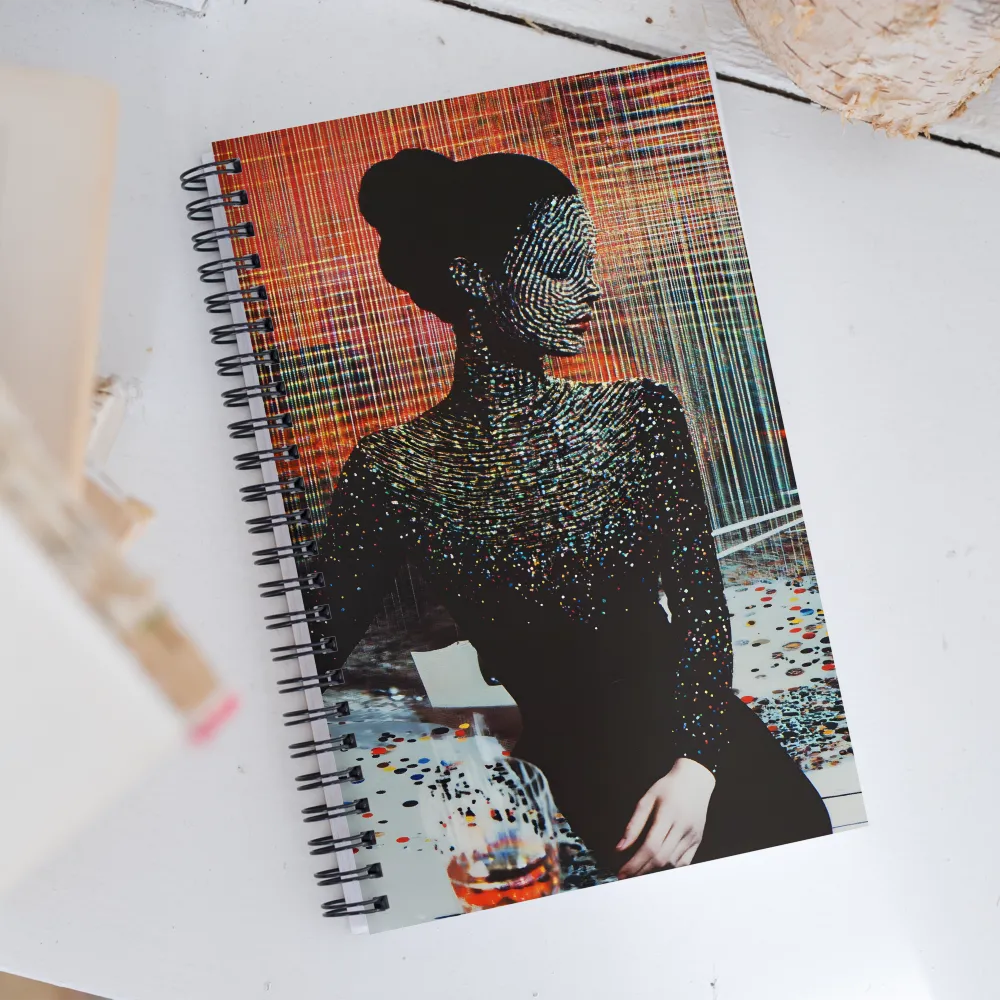 Illuminated Silhouette | Spiral Notebook