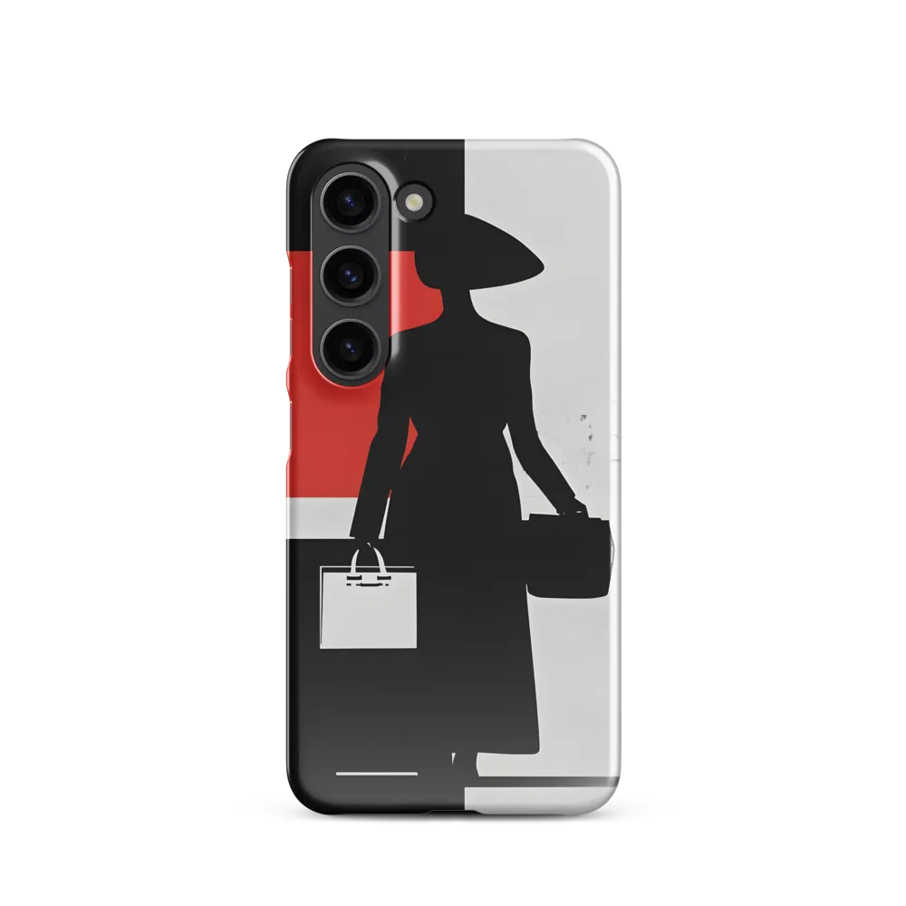 Silhouette of Elegance | Phone Case |  S23 | Snap Case | Glossy