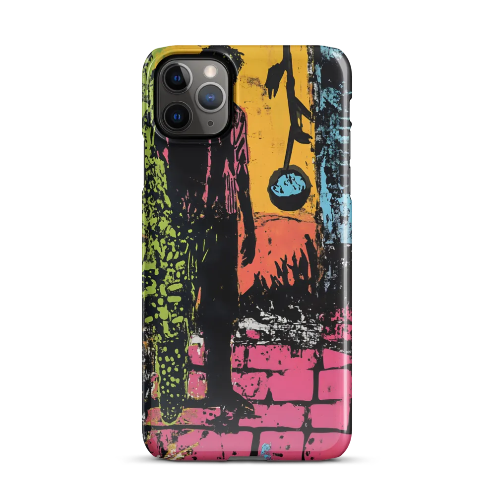 Urban Solitude: A Graffiti Journey | Phone Case |  11 Pro Max | Snap Case | Glossy