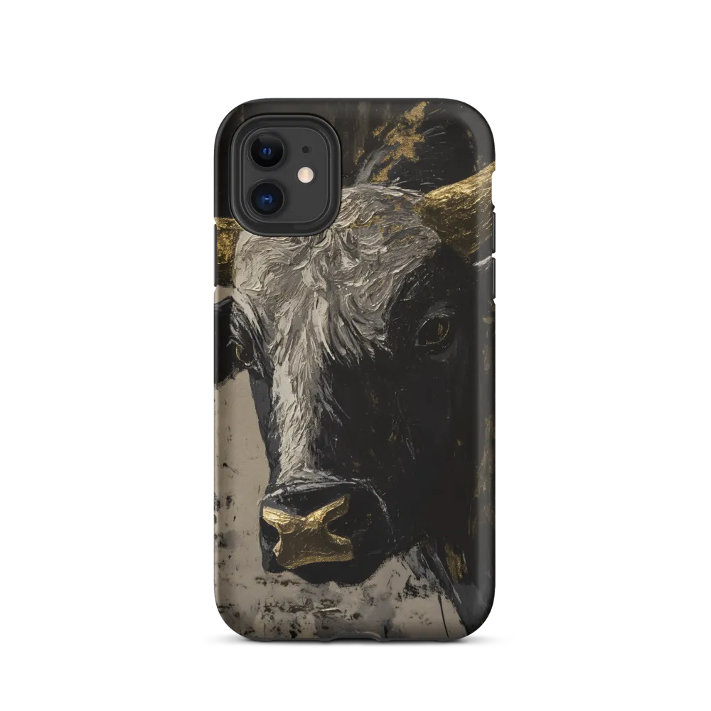 Majestic Bull: The Power in Black and Gold