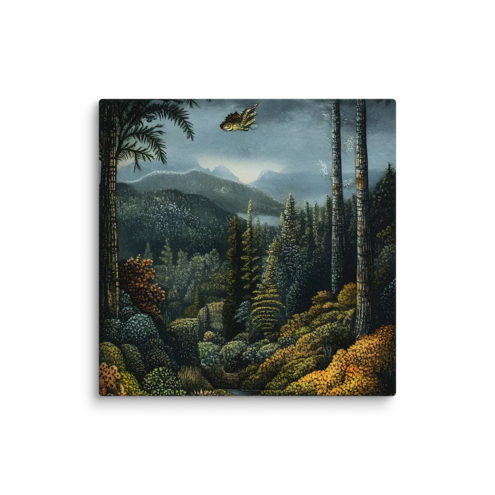 Whispers of the Enchanted Forest | Canvas | 16″×16″