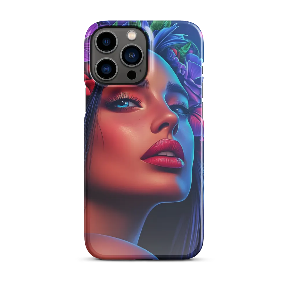 Radiance of the Floral Queen | Phone Case |  13 Pro Max | Snap Case | Glossy