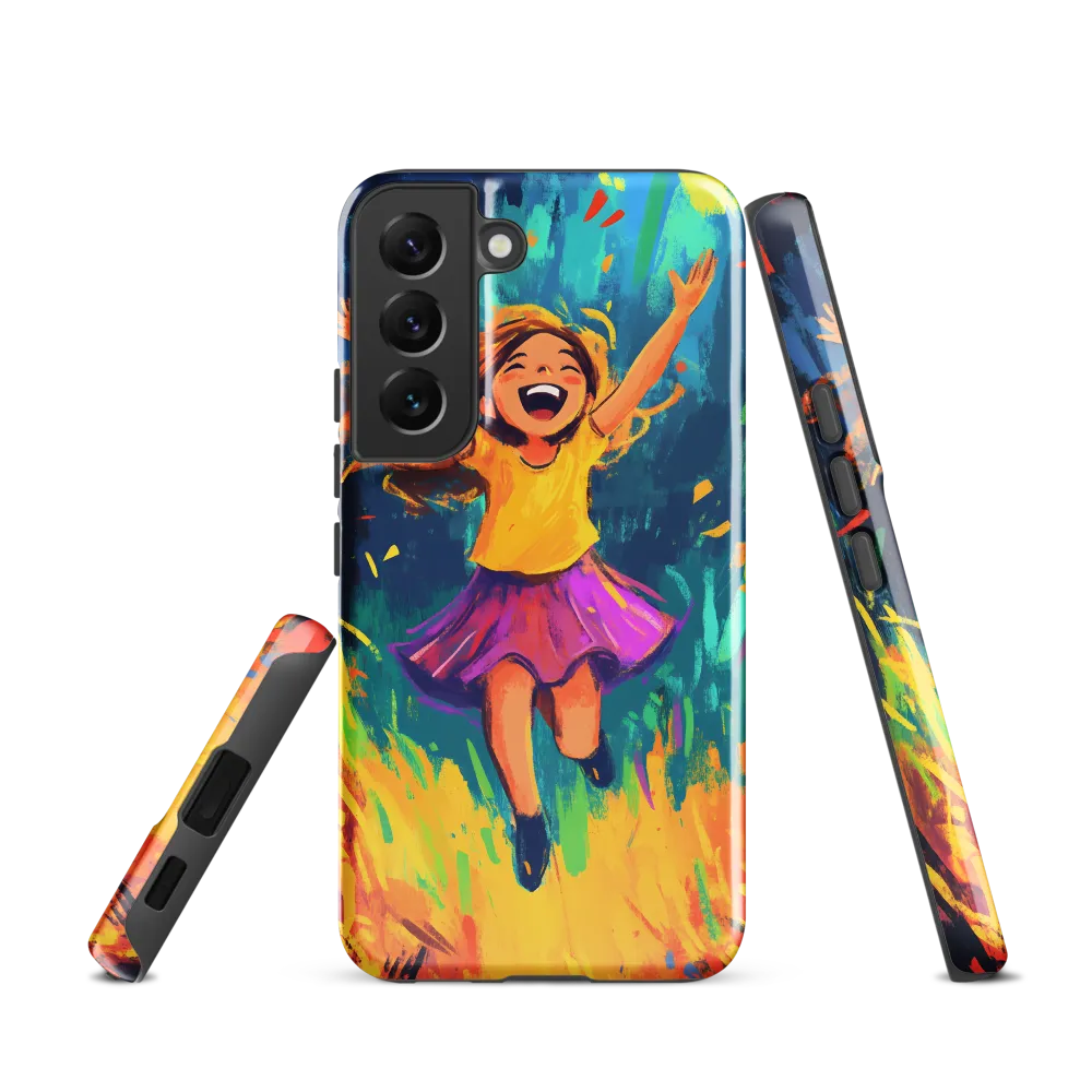 Joyful Escape into Nature | Phone Case |  S22 | Tough Case | Glossy