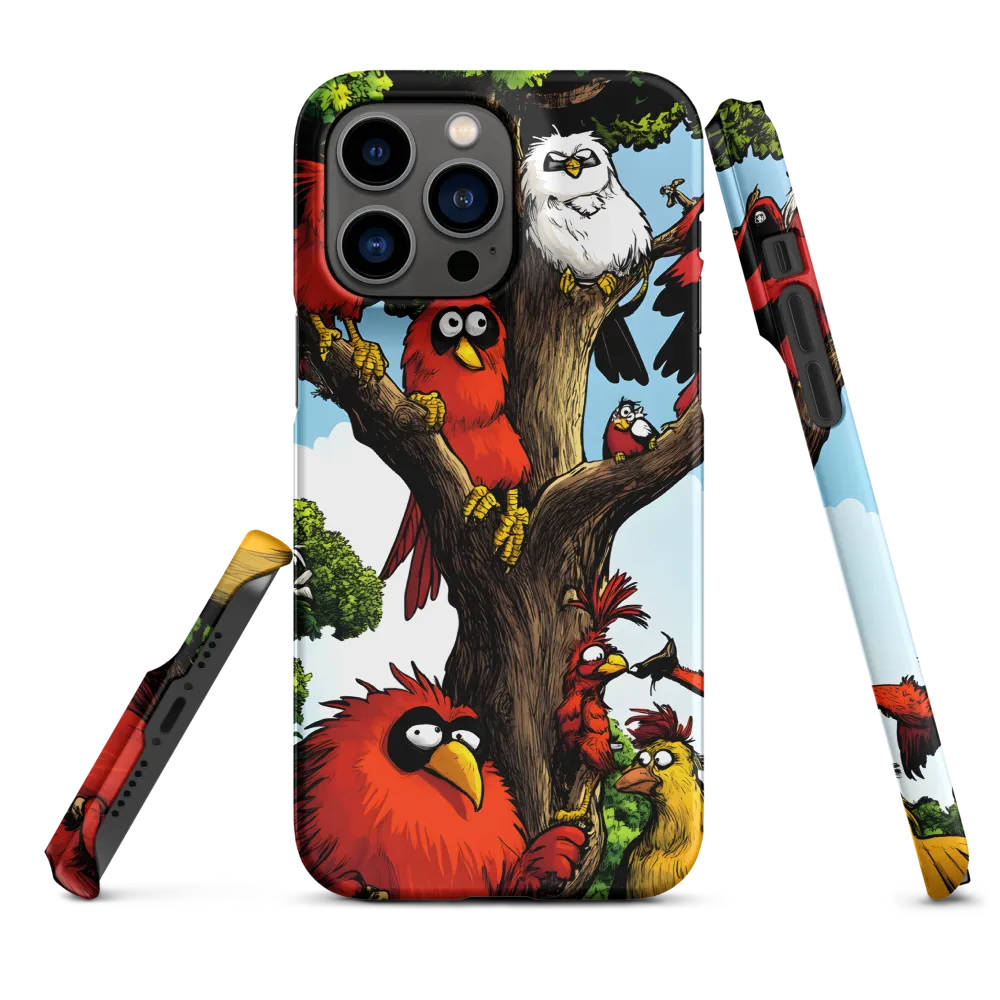 Whimsical Avian Gathering
