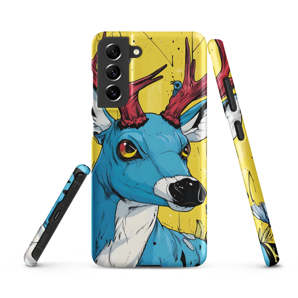 Vivid Antlers: A Modern Take on Nature