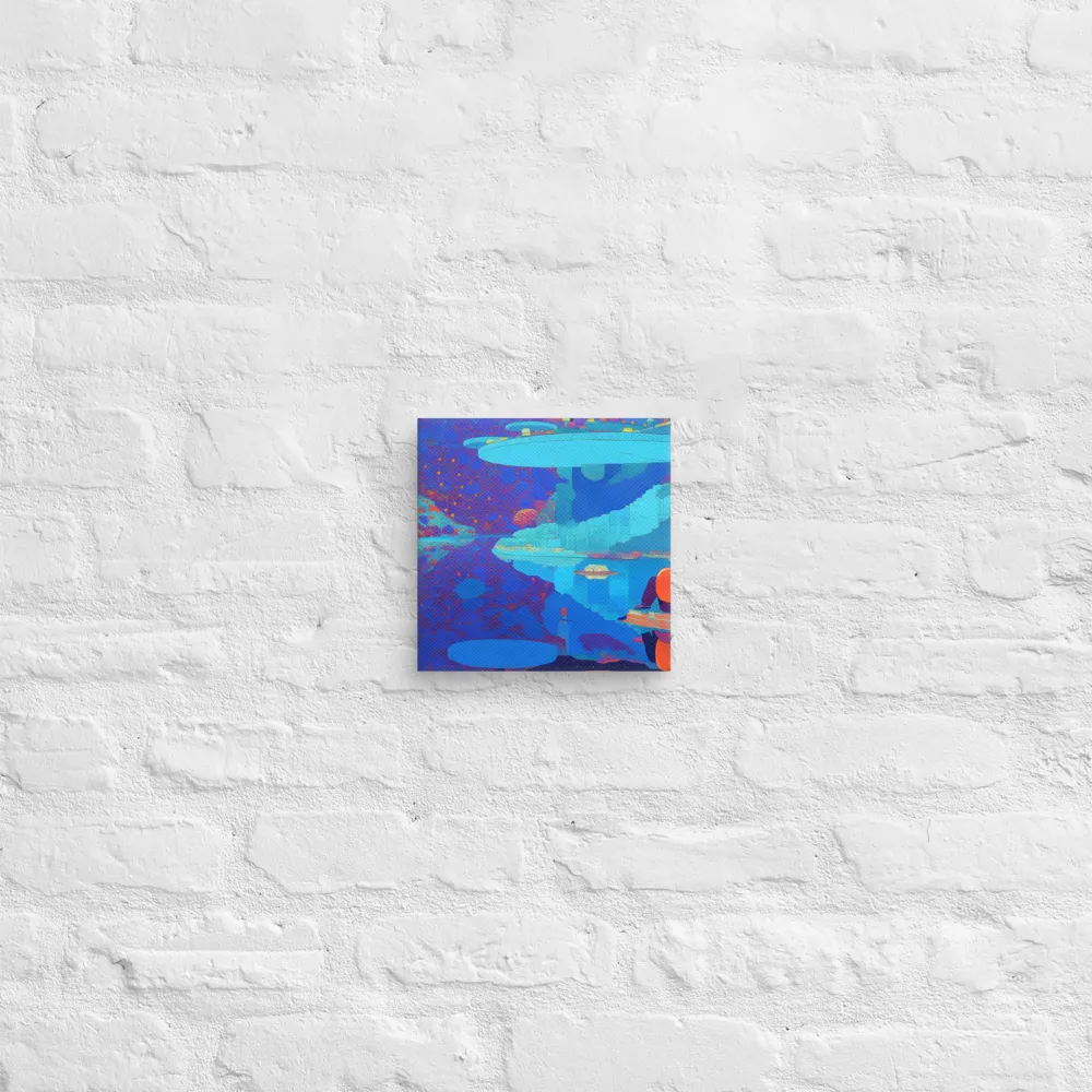 Reflections of Serenity | Canvas | 8″×8″
