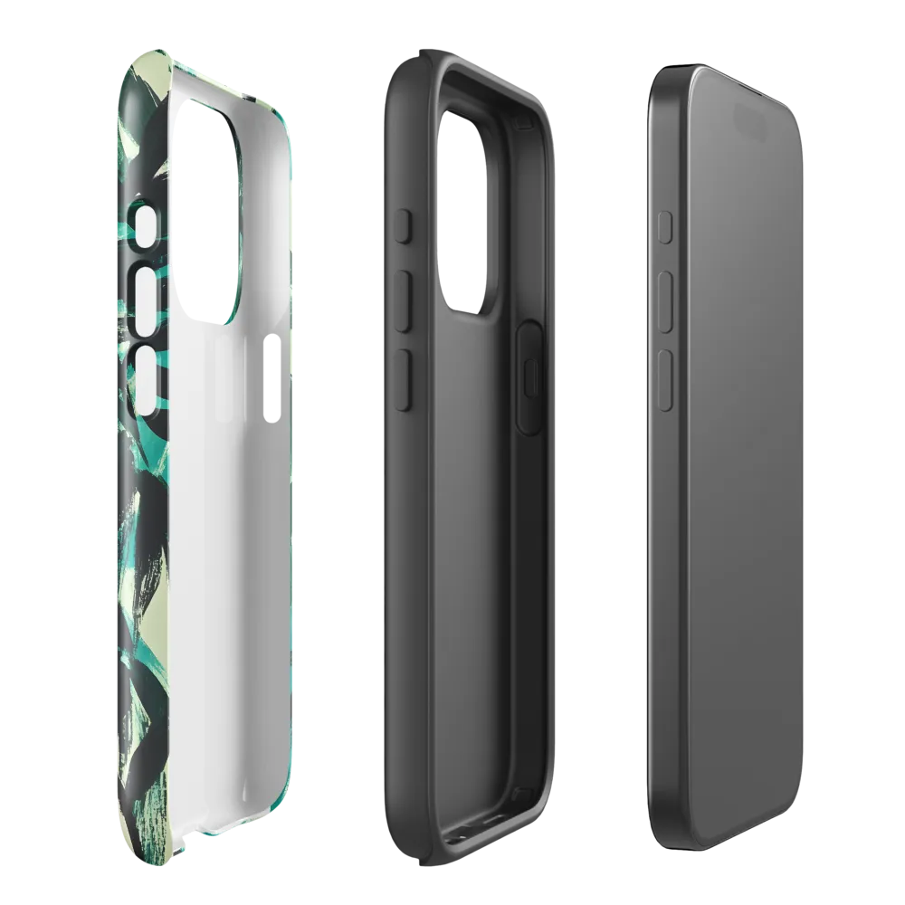 Curious Giraffe in Lush Greenery | Phone Case |  15 Pro | Tough Case | Glossy