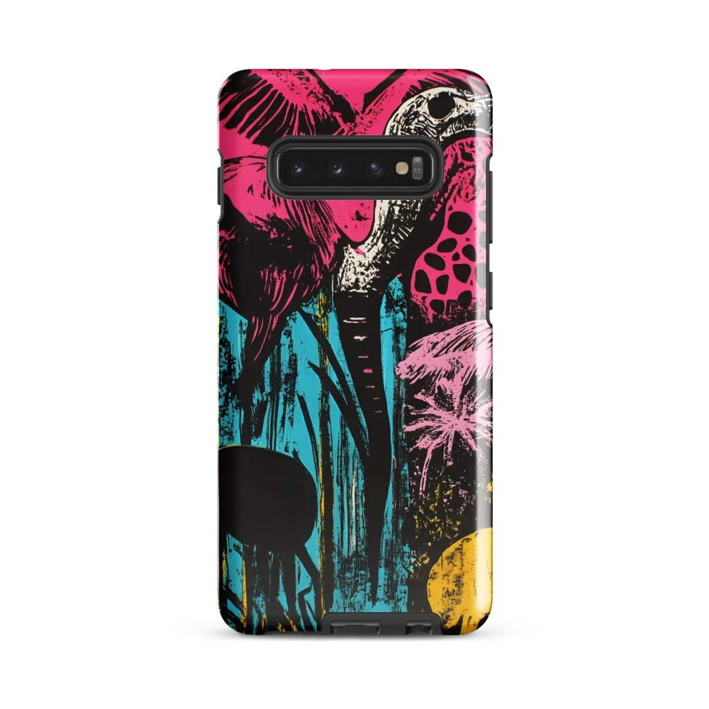 Vibrant Encounters: A Celebration of Wildlife | Phone Case |  S10 Plus | Tough Case | Glossy