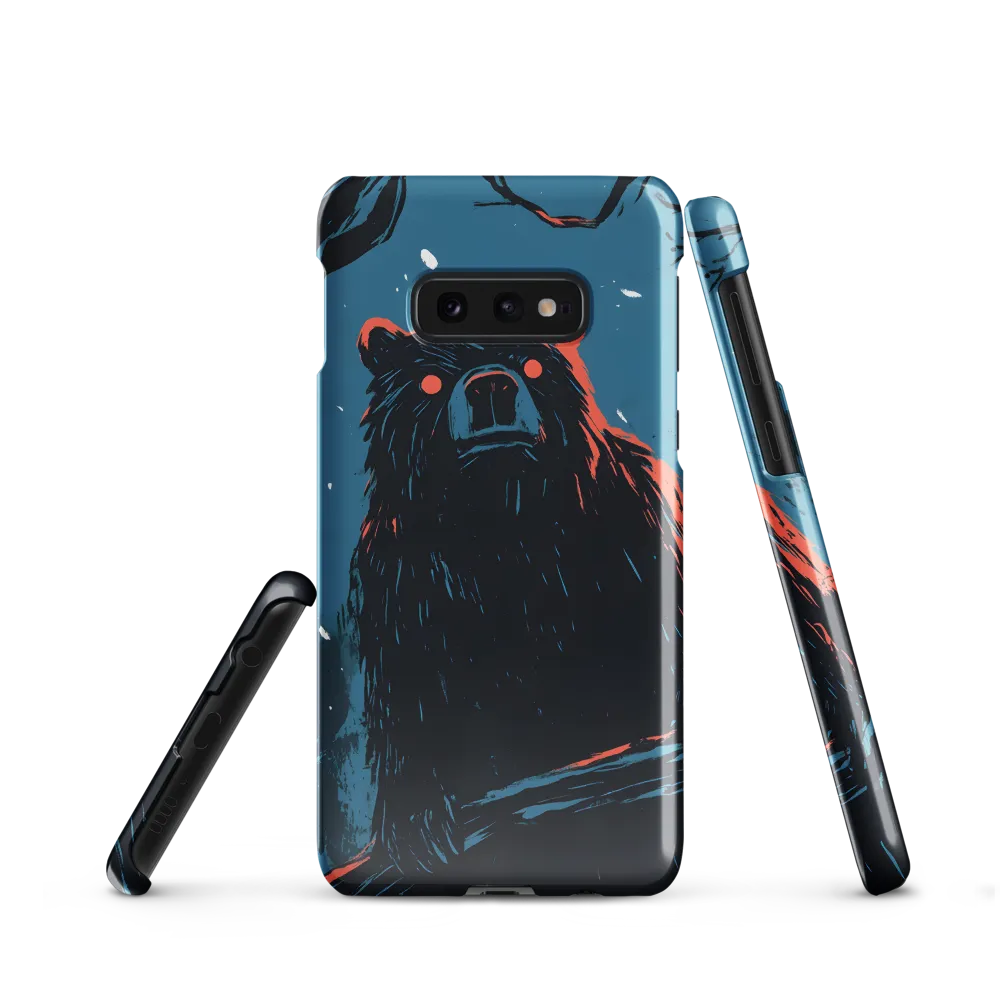 Eerie Majesty: A Bear in the Night