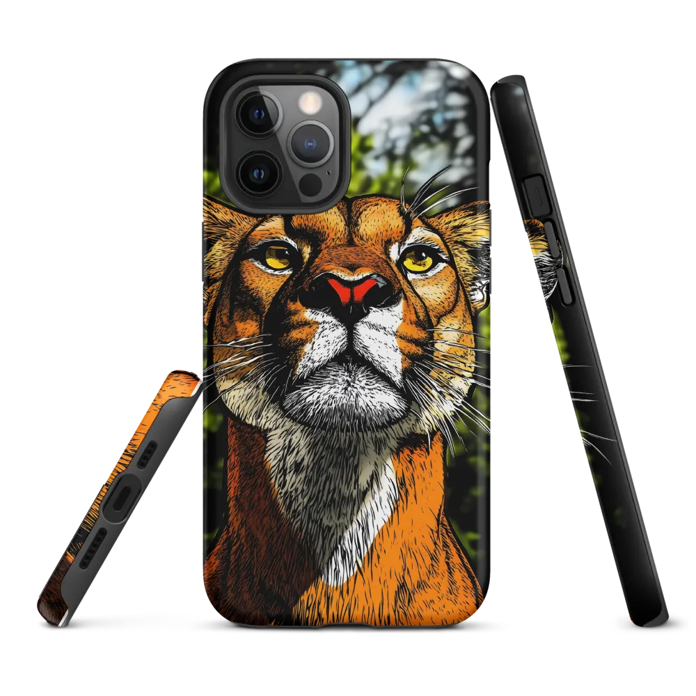 Regal Gaze: The Lioness in Focus