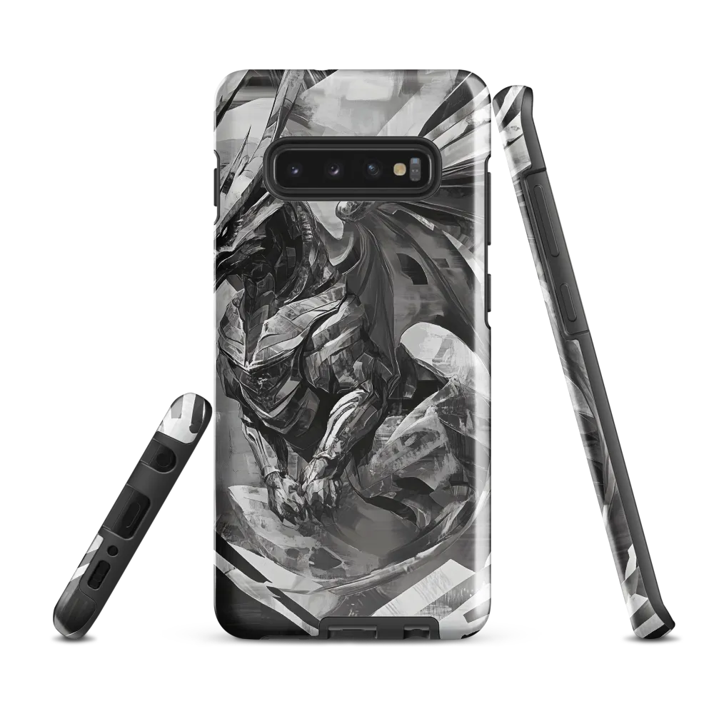 Ethereal Winged Guardian | Phone Case |  S10 Plus | Tough Case | Glossy