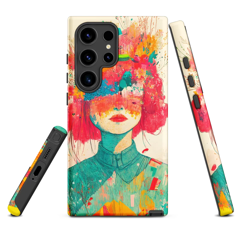 Whimsical Floral Portrait