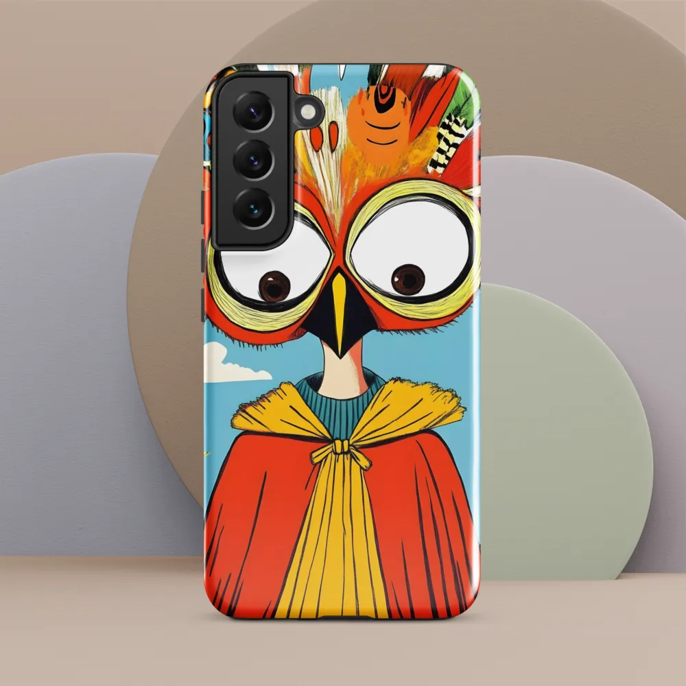 A Whimsical Encounter: The Owl-Human Fusion