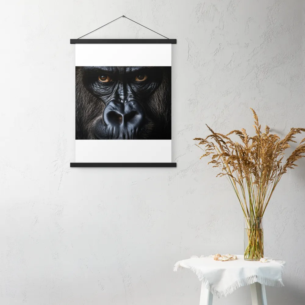 Gaze of the Wild: A Gorilla's Portrait