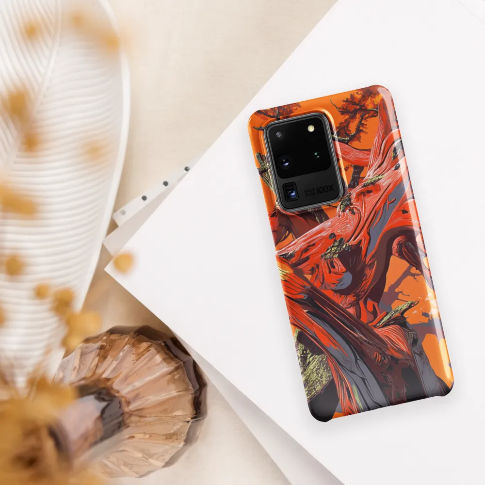 Life in Motion: An Abstract Tree | Phone Case |  S20 Ultra | Snap Case | Glossy