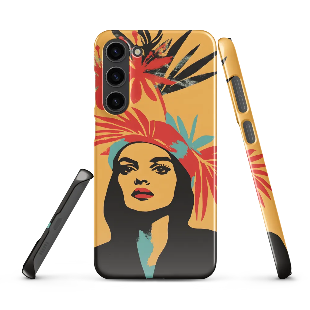 Tropical Elegance | Phone Case |  S23 Plus | Snap Case | Glossy