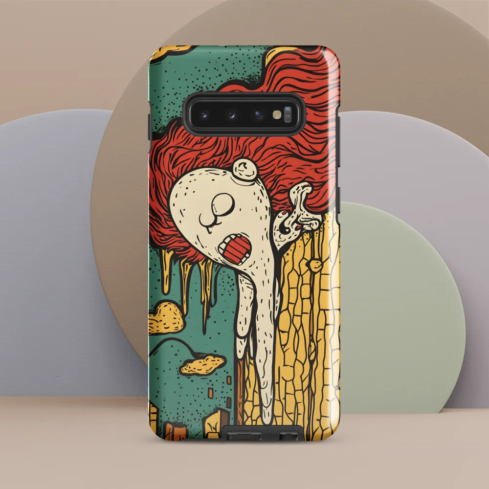 Whimsical Gaze from the Cliff | Phone Case |  S10 Plus | Tough Case | Glossy