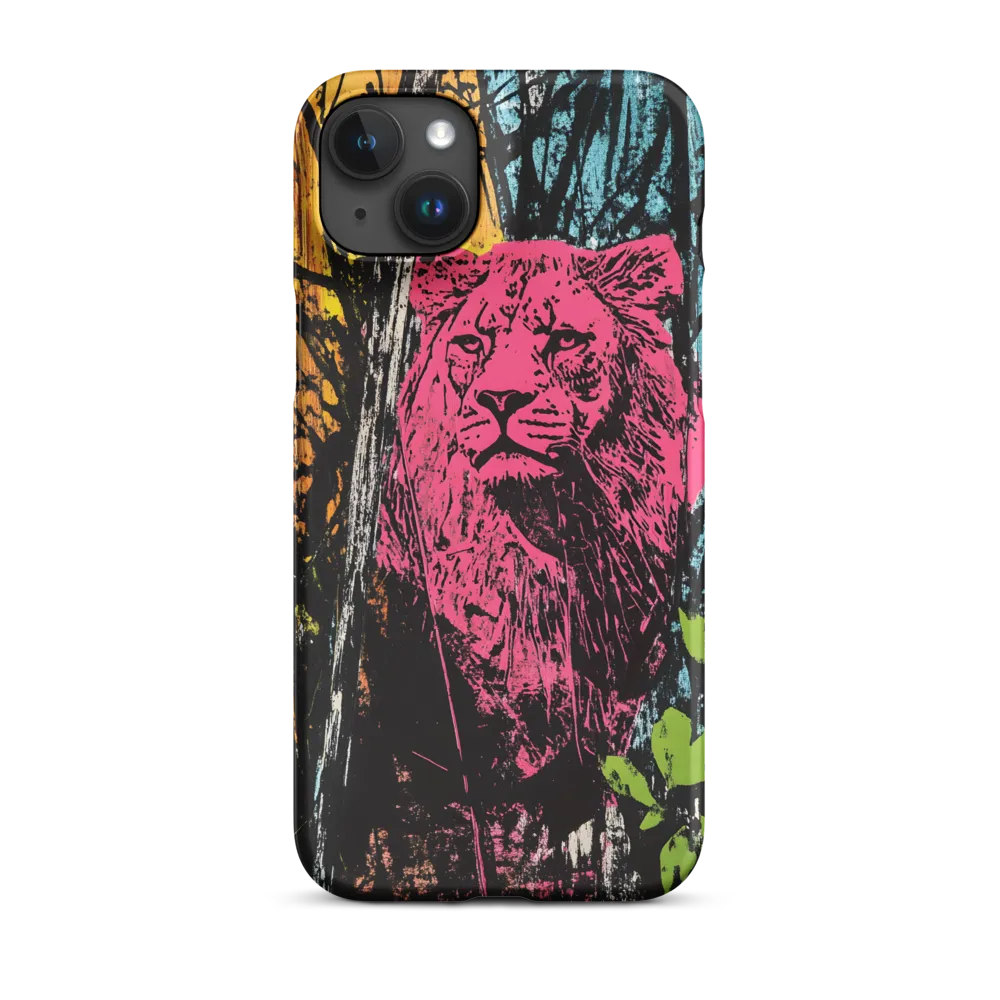 Fierce Vibrance: The Pink Lion