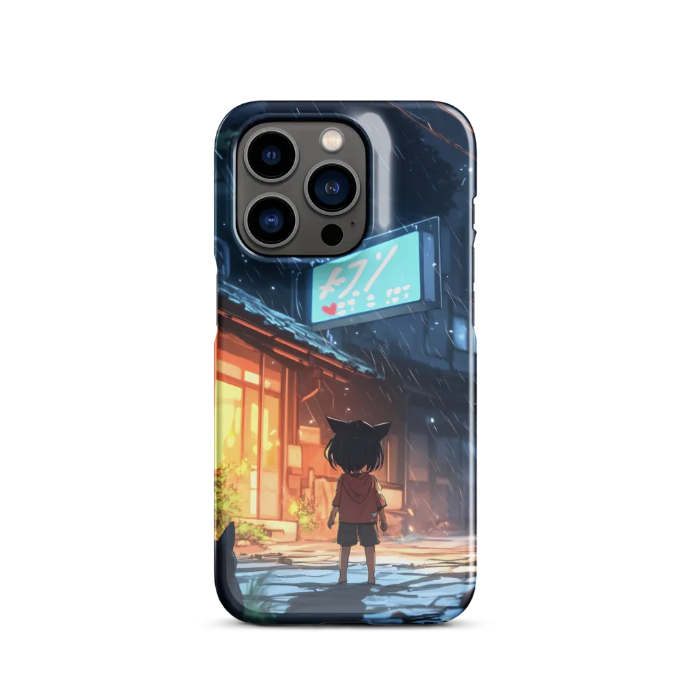 Whispers of the Rainy Night | Phone Case |  14 Pro | Snap Case | Glossy