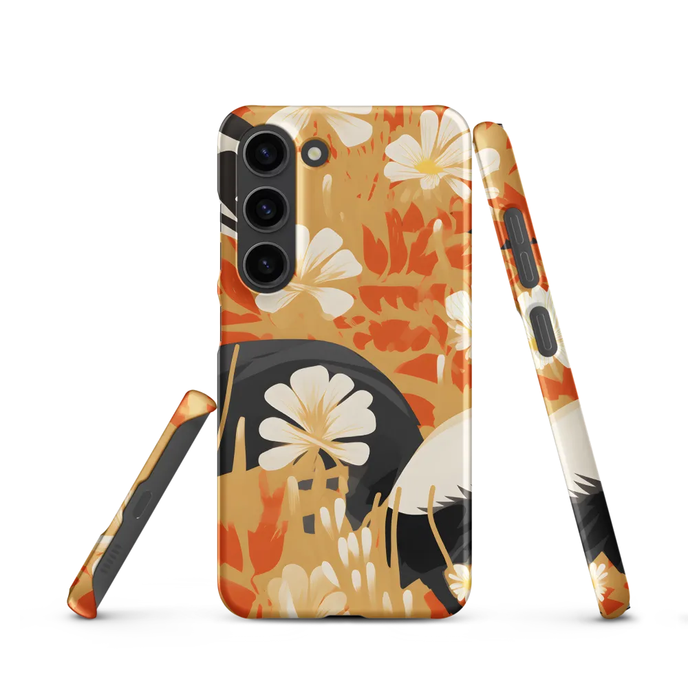 Whimsical Badgers in Bloom