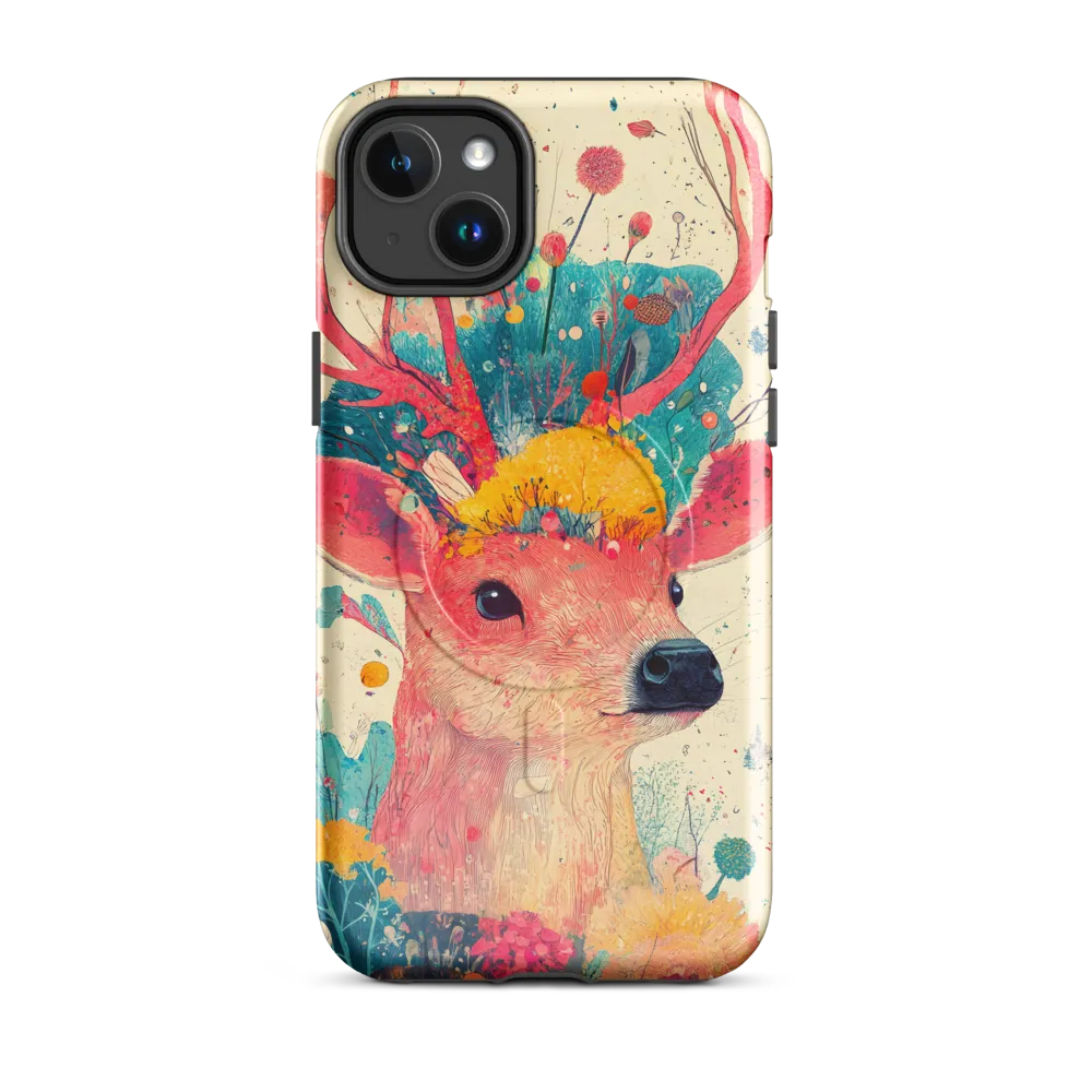 Whimsical Harmony: A Deer in Bloom